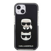 Karl Lagerfeld KLHCP13STPE2TK iPhone 13 mini 5,4&quot; Hardcase schwarz / schwarz Karl &amp; Choupette Head
