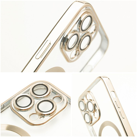 Futerał ELECTRO MAG COVER kompatybilny z MagSafe do IPHONE 16 Pro Max złoty