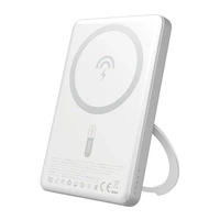 Powerbank Dudao K28S 20W PD 5000mAh z MagSafe i podstawką - srebrny