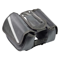 Dunlop - Torba / sakwa rowerowa na ramę (Czarny)