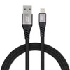 Kabel Blue Star z oplotem ze złączem USB A do Lightning 2,4A