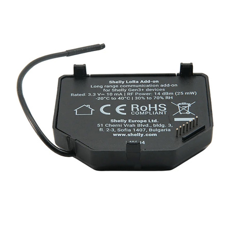 Set of 2 Relays EU868 for gen.3/4 Shelly LoRa Add-on