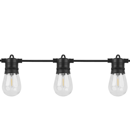 Girlanda świetlna SUNARI FLS-60 7,5m zewnętrzna 10 żarówek LED solarna IP44 Forever Light