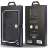 Audi Echtleder iPhone 12/12 Pro 6,1&quot; schwarz/schwarz Hardcase AU-TPUPCIP12P-Q8/D1-BK