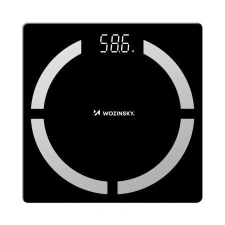 Wozinsky WIWL-30 Smart Bluetooth Bathroom Scale - Black