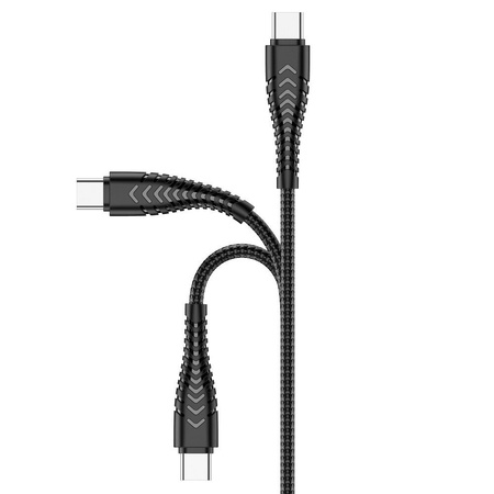 VEGER kabel USB do Typ C 2,4A 2.0 V104 1,2m czarny