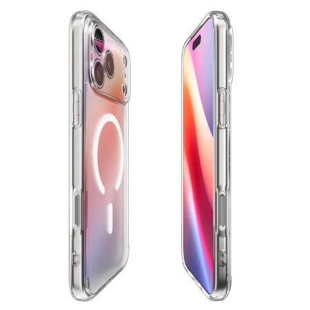 Etui Spigen Ultra Hybrid MagSafe na iPhone 17 Pro - białe