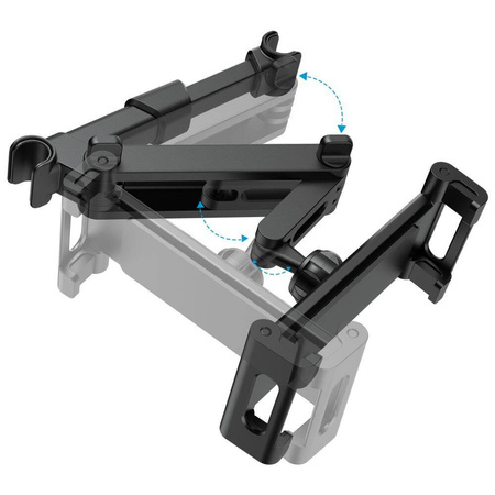 Uchwyt Samochodowy Regulowany na Zagłówek Tech-Protect czarny