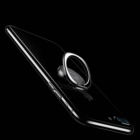 Baseus Privity samoprzylepny uchwyt ring podstawka do telefonu srebrny (SUMQ-0S)