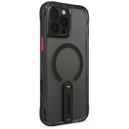 Etui Skinarma Helix do iPhone 16 Pro      Magnetic Charging 360 Rotating Stand czarny