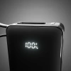 Powerbank SBS 10000 mAh 20W z wbudowanym kablem USB-C i wyświetlaczem cyfrowym - czarny