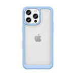 iPhone 15 Outer Space Verstärkte Hülle mit flexiblem Rahmen – Blau