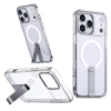 Hybrid Armor X Case for Samsung Galaxy S26 Ultra with Stand, Compatible with MagSafe - Transparent
