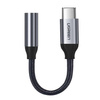 Ugreen przejściówka do słuchawek z 3,5 mm mini jack na USB Typ C 10 cm szary (30632)