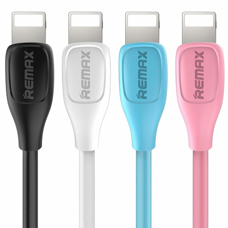 Remax Lesu Pro kabel przewód USB - Lightning 480 Mbps 2,1 A 1 m czarny (RC-160i black)