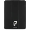 Karl Lagerfeld Saffiano Magnetic Karl &amp; Choupette iPad Air 13&quot; 2024 Book Cover Case - Black