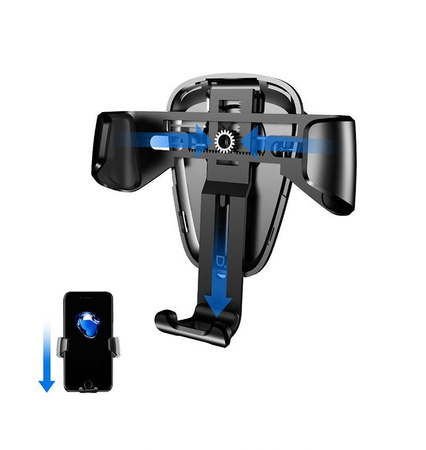 Baseus Gravity Car Mount - Grawitacyjny uchwyt samochodowy (czarny)