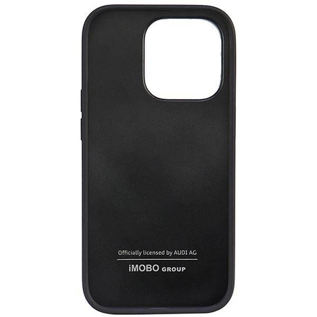 Audi Synthetic Leather iPhone 14 Pro 6.1" black/black hardcase AU-TPUPPCIP14P-TT/D1-BK