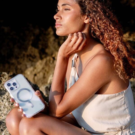 Case IPHONE 16 UNIQ Coehl Savon Magnetic Charging Bubble Prism transparent