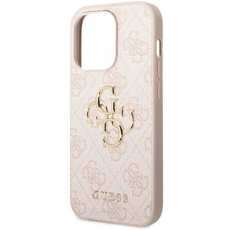 Guess GUHCP15X4GMGPI iPhone 15 Pro Max 6,7" rosa/rosa Hardcase 4G Big Metal Logo
