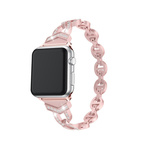 Pasek bransoletka do Apple Watch 42/44/45 wzór 3 różowa