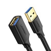 Ugreen cable cord extension adapter USB 3.0 (female) - USB 3.0 (male) 2 m black (US129 10373)