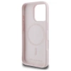Karl Lagerfeld Silikonhülle Heads Print MagSafe für iPhone 16 Pro - Rosa