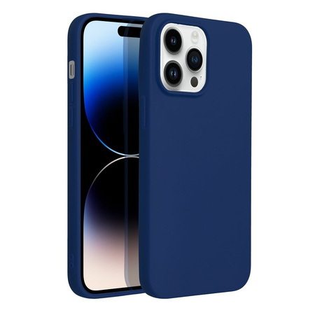 Futerał SOFT do IPHONE 14 PRO MAX ciemny niebieski