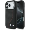BMW M Carbon Line &amp; Logo MagSafe Case für iPhone 17 Pro – Rot