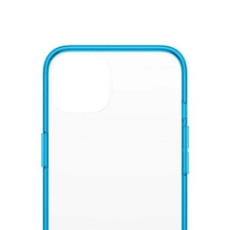 Etui PanzerGlass ClearCase antybakteryjne z certyfikatem Military Grade na iPhone 13 / 14 / 15 - przezroczysto-niebieskie