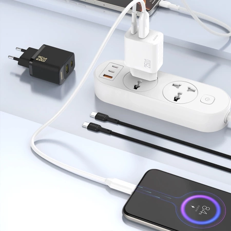 Dudao A27 25W GaN USB-C Wall Charger - White