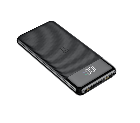 Bateria zewnętrzna (Powerbank) VEGER L11 - 10 000mAh LCD czarny (W1087)