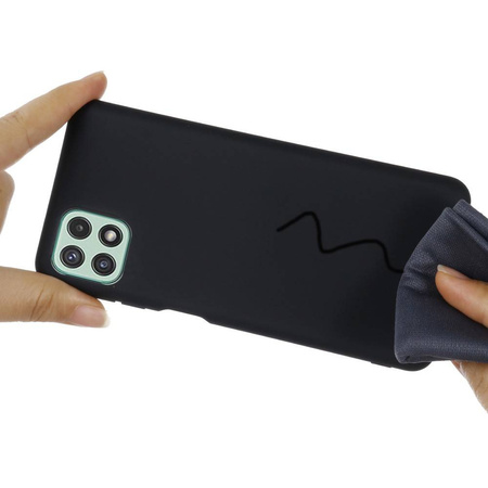 Flexible schwarze Silikonhülle SAMSUNG GALAXY A22 5G Silikonhülle
