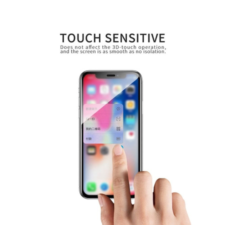 Szkło hartowane X-ONE Full Cover Extra Strong Crystal Clear - do iPhone 13/13 Pro/14 (full glue) czarny