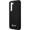 Guess Silicone Script Metal Logo - Etui Samsung Galaxy S23 (czarny)