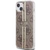 Oryginalne Etui GUESS Hardcase GUHCP15MH4PSEGW do iPhone 15 Plus (4G Gold Stripe / brązowy)