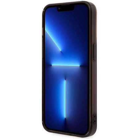 Hülle BMW BMHCP14L22HVGV iPhone 14 Pro 6.1&quot; schwarz/schwarz IML Tricolor Stripe