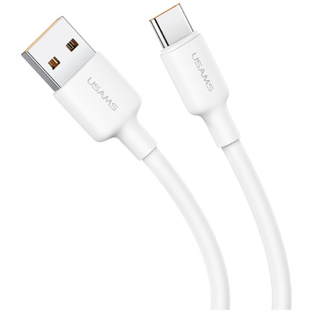 Kabel USAMS US-SJ603 U84 3A USB-C do     USB-A 3m biały