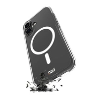 Puro Impact Clear D3O TPU+PC MagSafe Compatible Case for iPhone 17 - Transparent