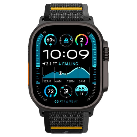 SPIGEN ATHLEX AIR APPLE WATCH 6 / 7 / 8 / 9 / 10 / SE / ULTRA 1 / 2 (44 / 45 / 46 / 49 MM) ACTIVE BLACK