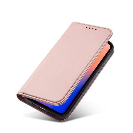 Magnet Card Case for iPhone 12 Pro Pouch Card Wallet Card Holder Pink