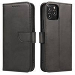 Magnet Case Elegantes Case Cover Case mit Überschlag und Standfunktion Honor Magic3 Pro schwarz