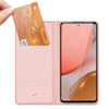 DUX DUCIS Skin Pro kabura etui pokrowiec z klapką Samsung Galaxy A72 4G różowy
