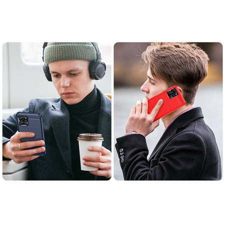 Carbon Case for Realme 10 5G / Realme 9i 5G Flexible Silicone Carbon Cover Black