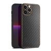 TEL PROTECT Leather Carbon Case do Iphone 11 Pro Czarny