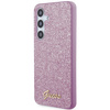 Etui Guess Glitter Script na Samsung Galaxy S24 - fioletowe