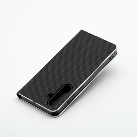 Kabura LUNA Book Carbon do SAMSUNG A20e czarny