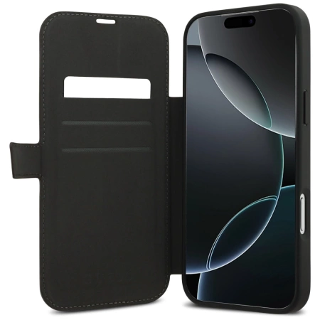 Guess Book 4G Metal Logo Case for iPhone 17 Pro Max - Brown