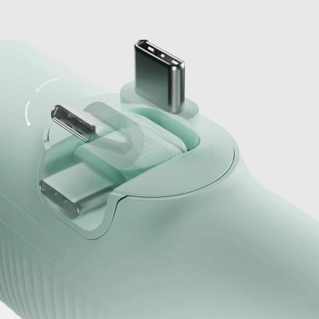 Powerbank SBS EcoPower 5000 mAh 10W z wbudowanym portem USB-C - zielony