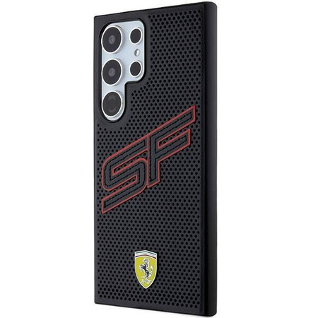 Oryginalne Etui FERRARI hardcase Big SF Perforated FEHCS24LPINK do Samsung Galaxy S24 Ultra Czarny